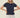 Marika Cotton Slub Short Sleeve Tee in Navy