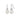 Odette Pearl Earrings in Silver