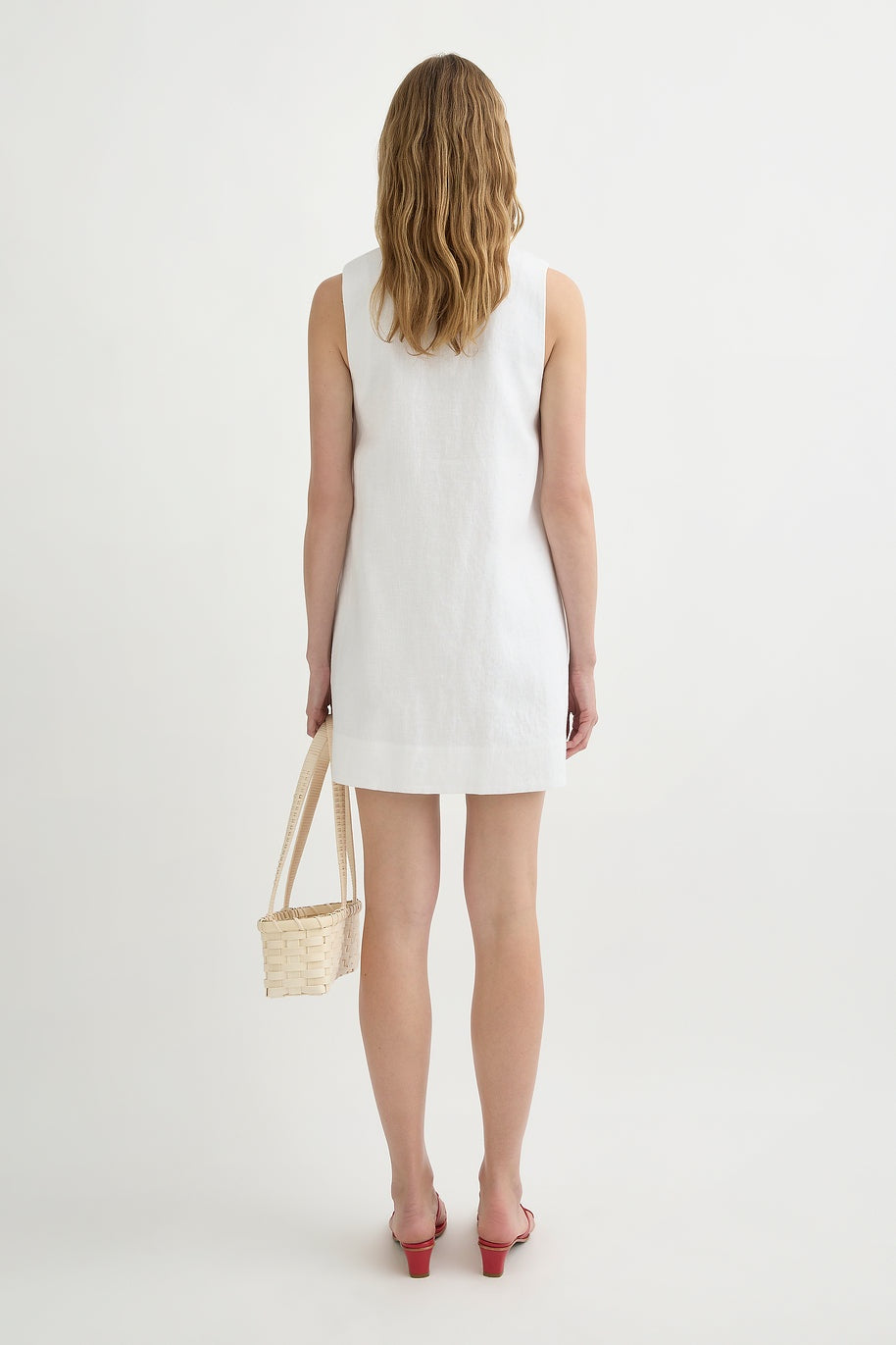 Nancy Mini Dress - White