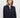 The Jo Shirt in Linen in Dark Navy