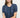 Brittany Top in Ramie in Navy